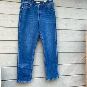 H&M High Rise Slim Waist Cotton Jeans